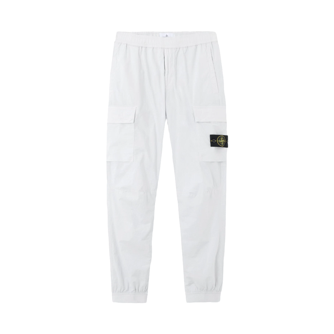 L1S1531000-31S0003-V0041 Stone Island 3100031 Stretch Cotton Tela Paracadute Regular-Tapered-Fit Cargo Trousers with Elasticated Waistband Sky Blue - 26SS