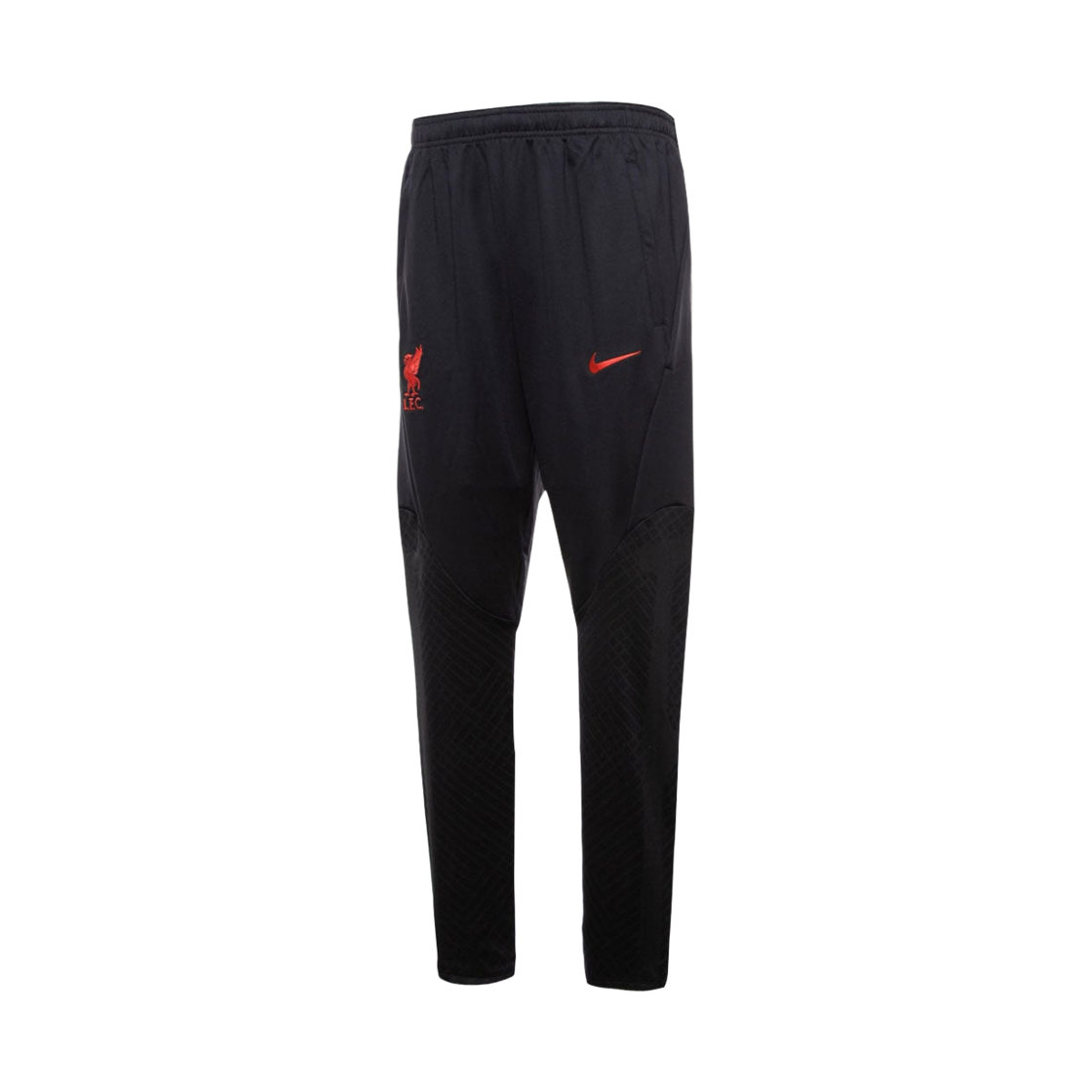 DN2882-010 Nike Liverpool FC Strike Dri-Fit Knit Football Pants Black Siren Red (DN2882-010) (Non Marking Ver.)