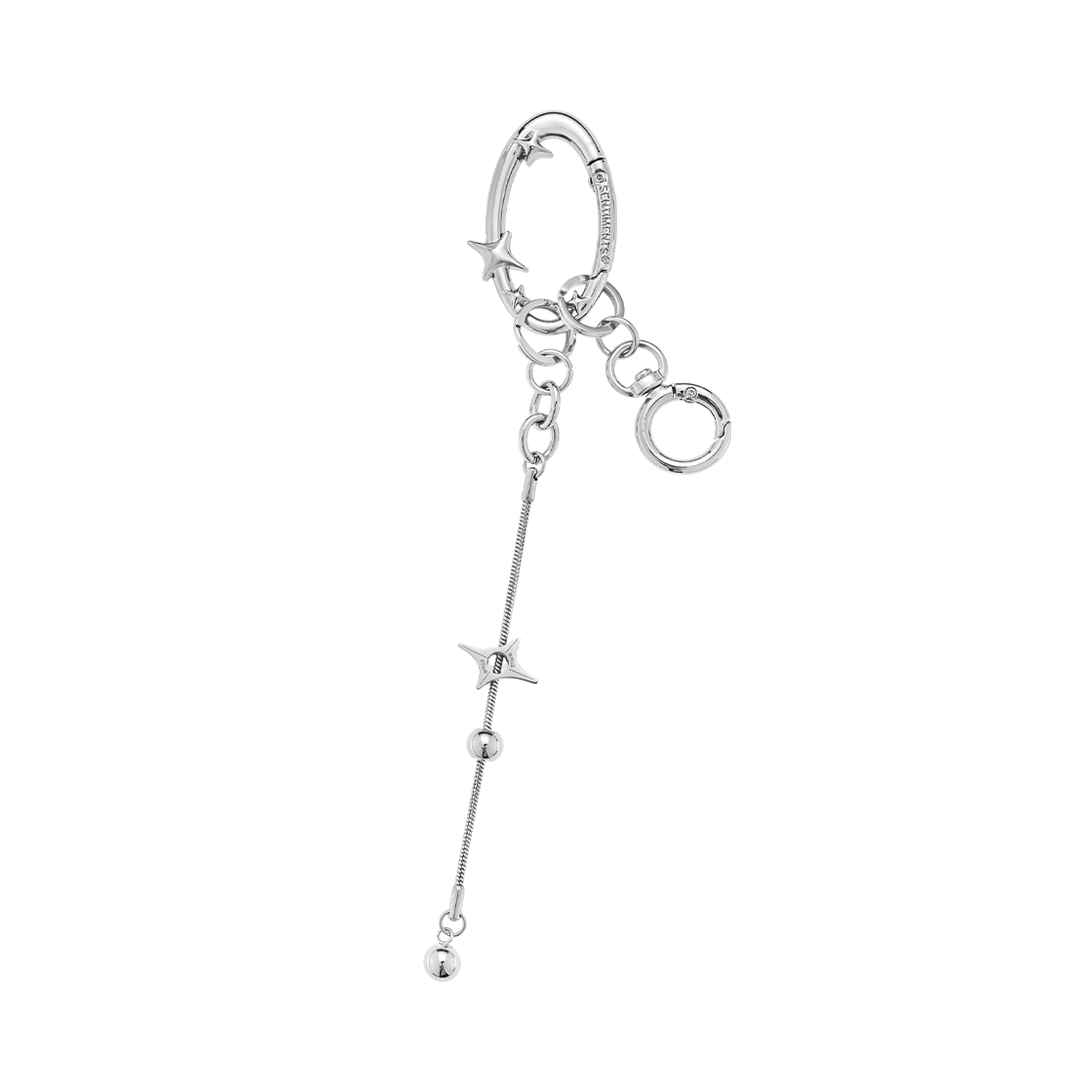 센티멍 넘버 672 키링 실버(Sentiments No.672 Key Ring Silver) - 1