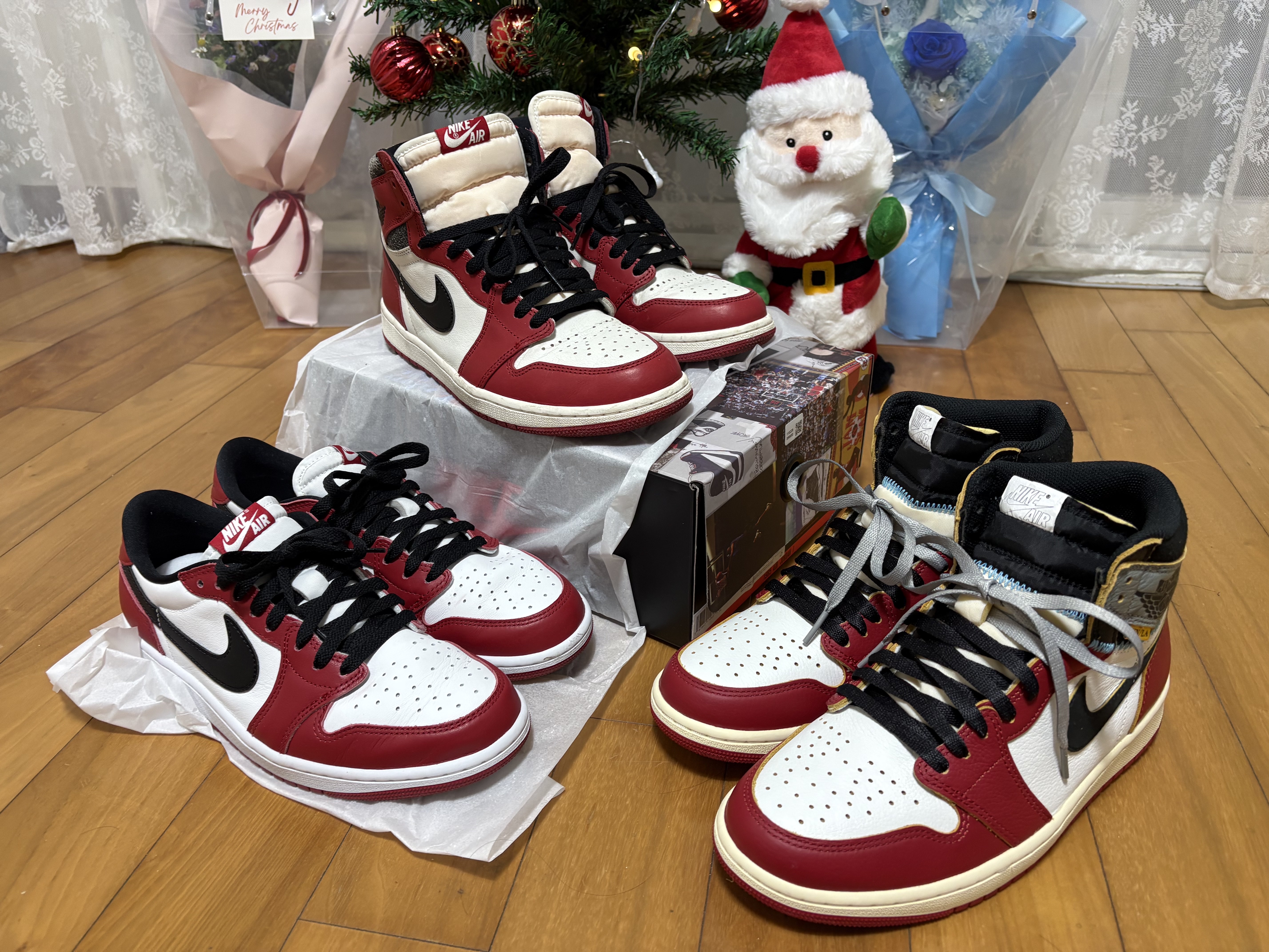 Jordan 1 x Union Retro High OG Chicago Shadow, Jordan 1 Retro High OG Chicago 2022 착용 스타일 - 4