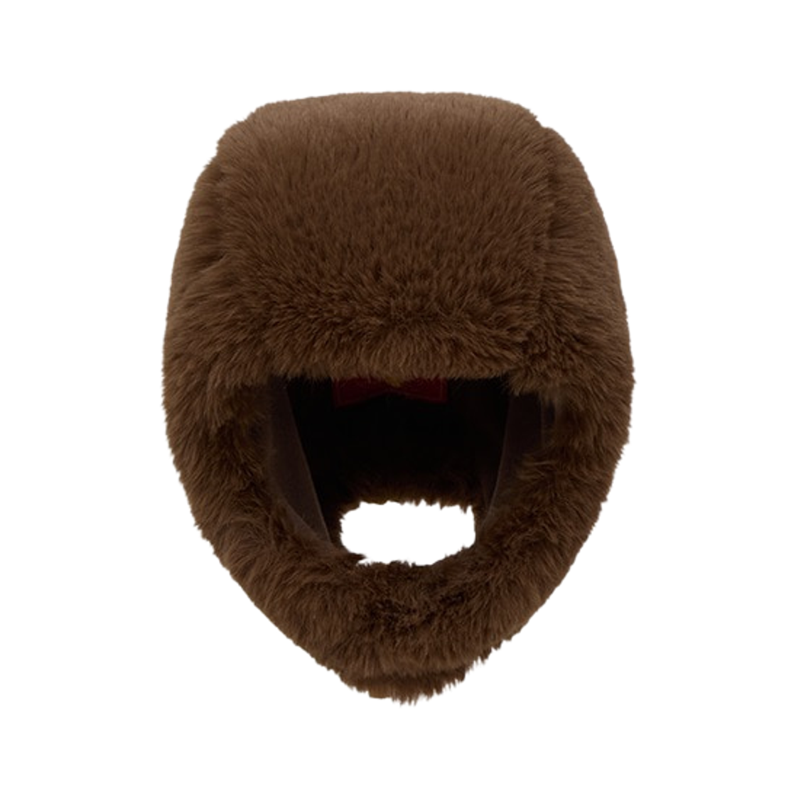 (키즈) 몬치치 x 베베드피노 퍼 햇 브라운((Kids) Monchhichi x Bebe De Pino Fur Hat Brown)