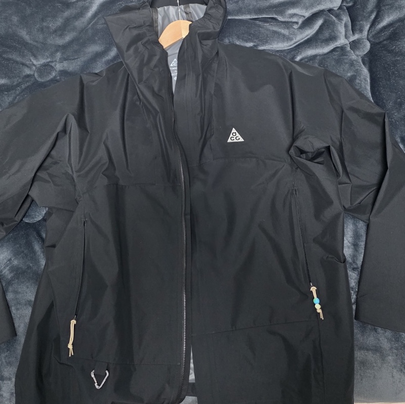 Nike ACG Storm-Fit ADV Cascade Rains Full Zip Jacket Black - Asia 착용 스타일