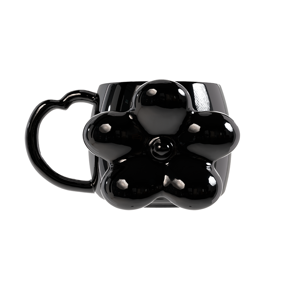 리이제 플라워 펜던트 컵 블랙(LEEJAE FLOWER PENDANT CUP BLACK)