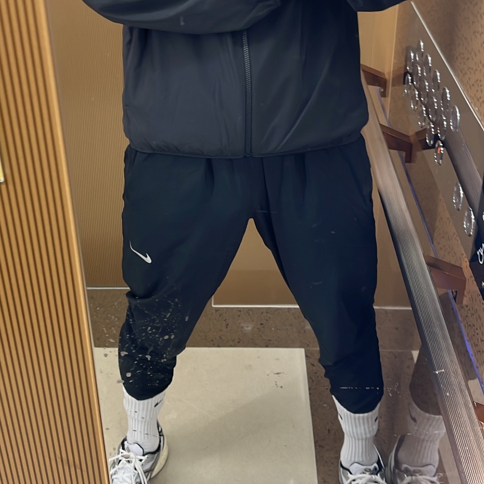Nike Dri-Fit Challenger Woven Pants Black - Asia 착용 스타일