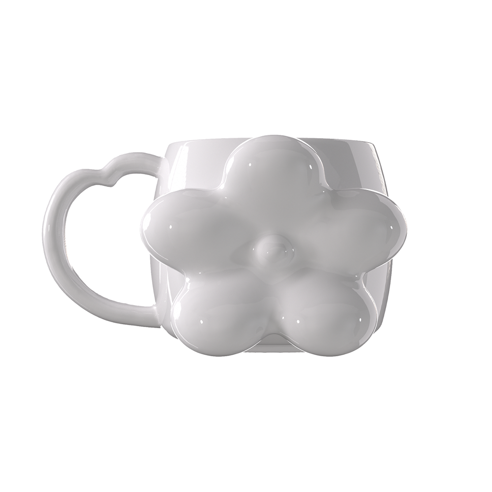 리이제 플라워 펜던트 컵 화이트(LEEJAE FLOWER PENDANT CUP WHITE)