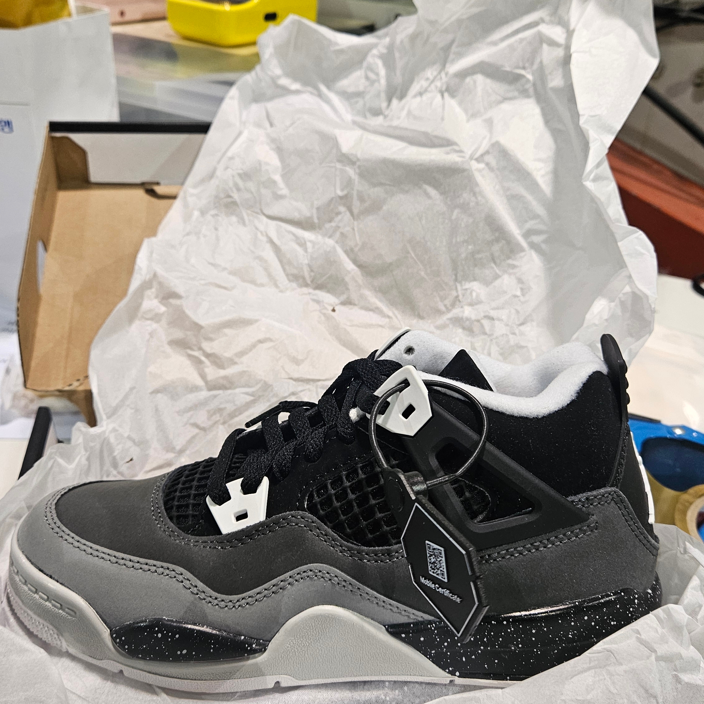 (PS) Jordan 4 Retro Fear 2024 착용 스타일 - 1