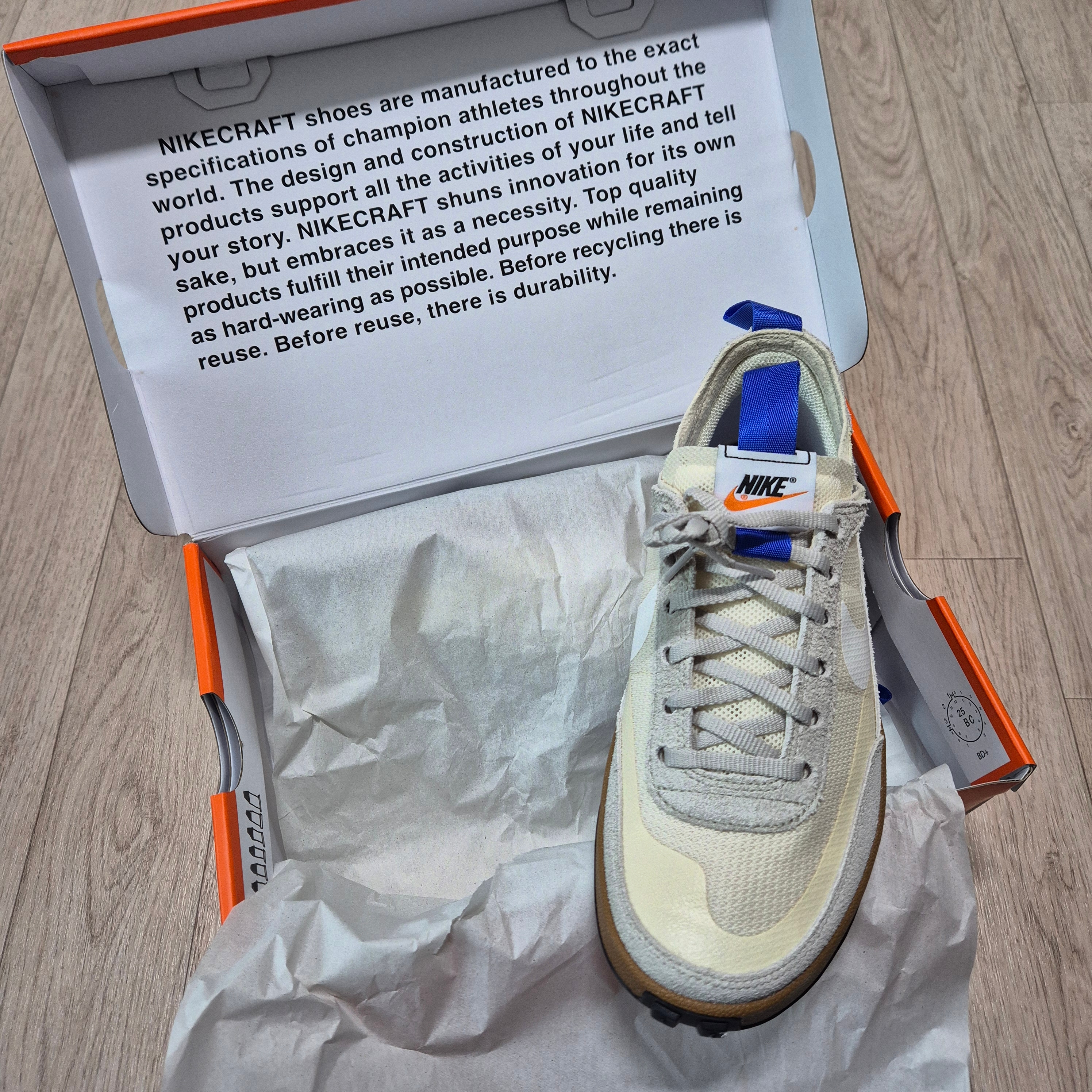 Nike x Tom Sachs General Purpose Shoe Light Cream 착용 스타일 - 2