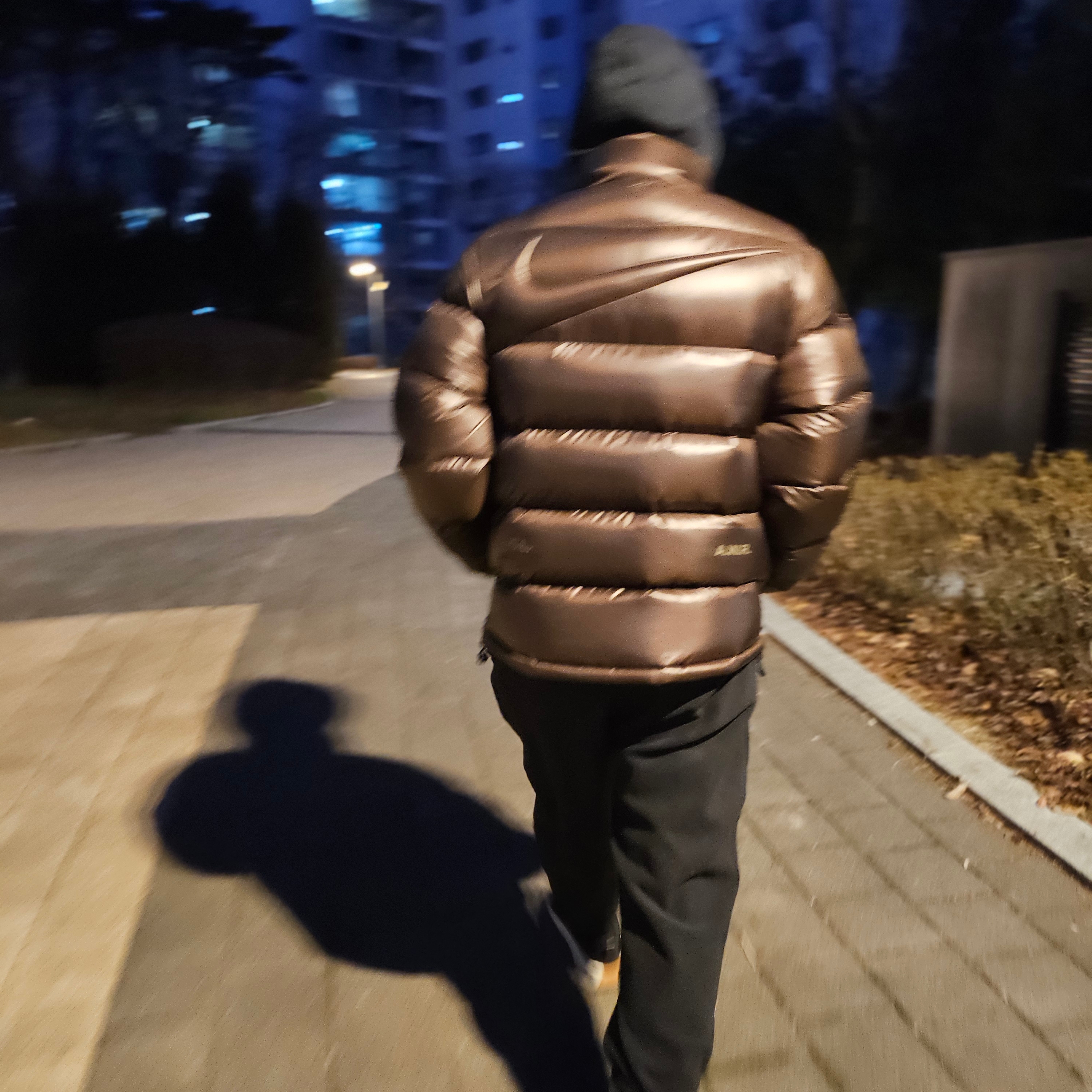 Nike x Drake Nocta Sunset Puffer Jacket Baroque Brown Olive Grey - Asia 착용 스타일