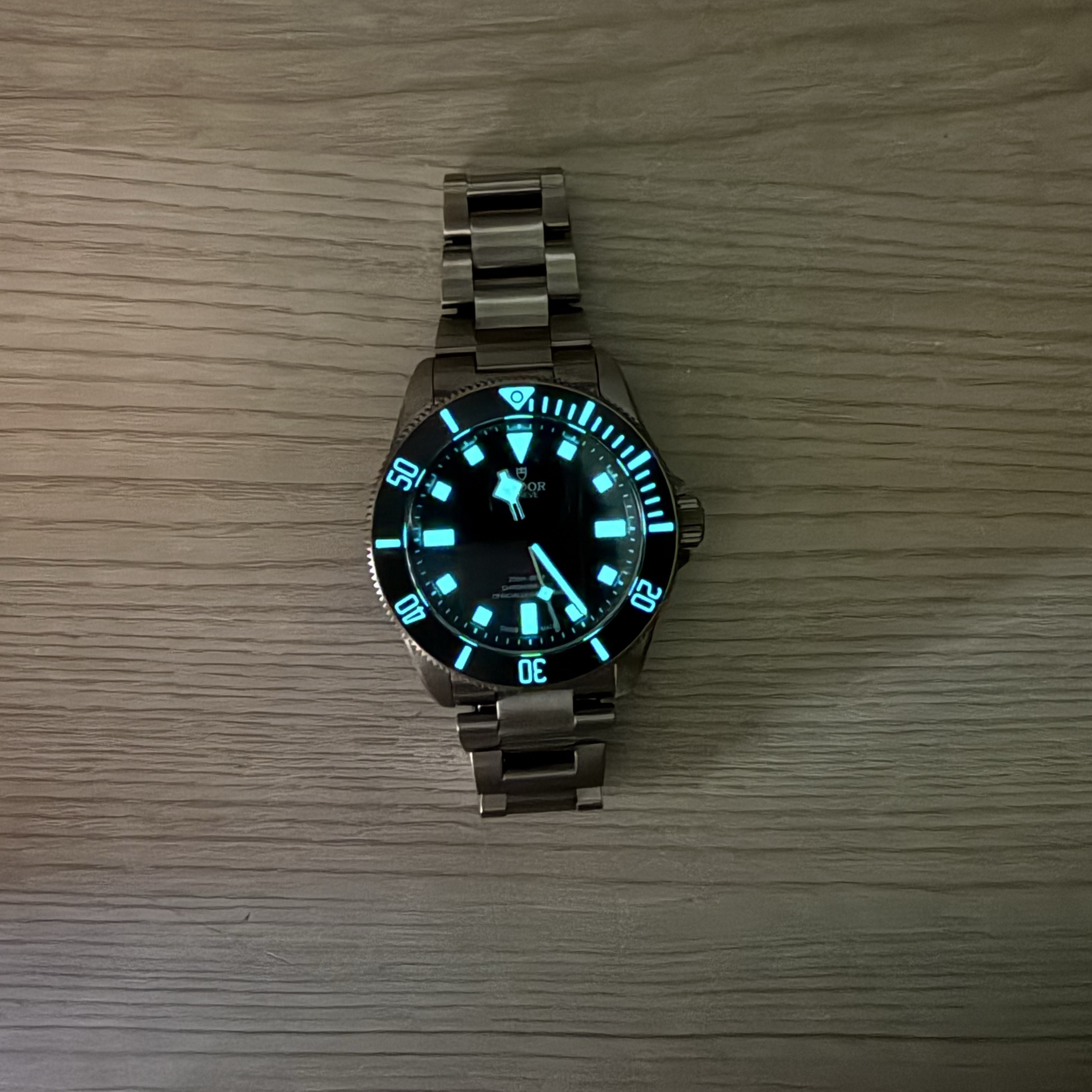 Tudor Pelagos 39 M25407 Titanium Bracelet Black 착용 스타일 - 5