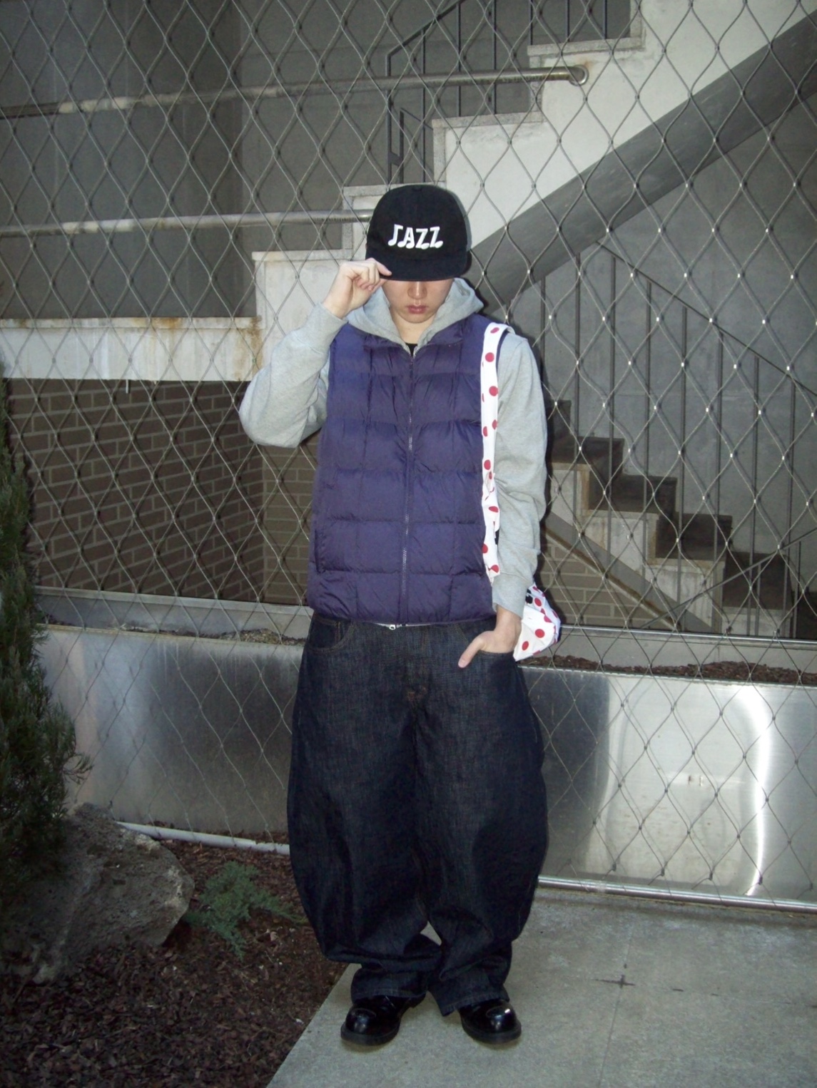 [KREAM 단독] Kikozy New Jazz Cap Black 착용 스타일 - 3