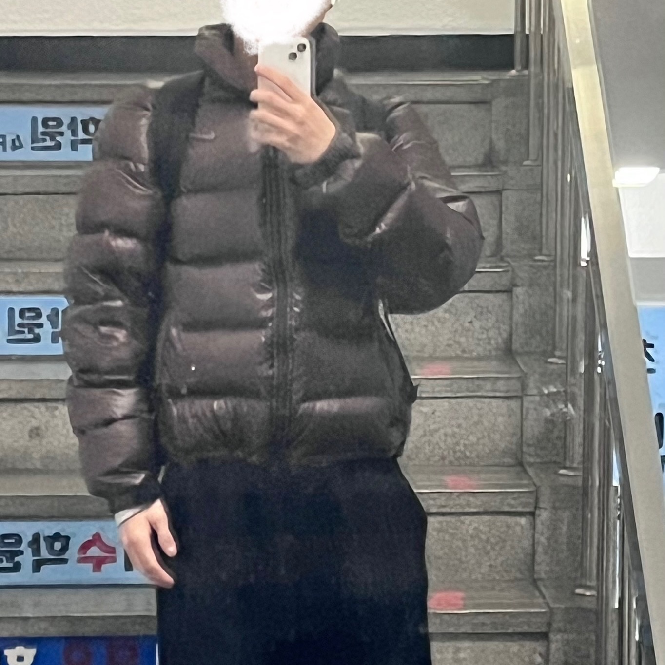 Nike x Drake Nocta Sunset Puffer Jacket Baroque Brown Olive Grey - Asia 착용 스타일