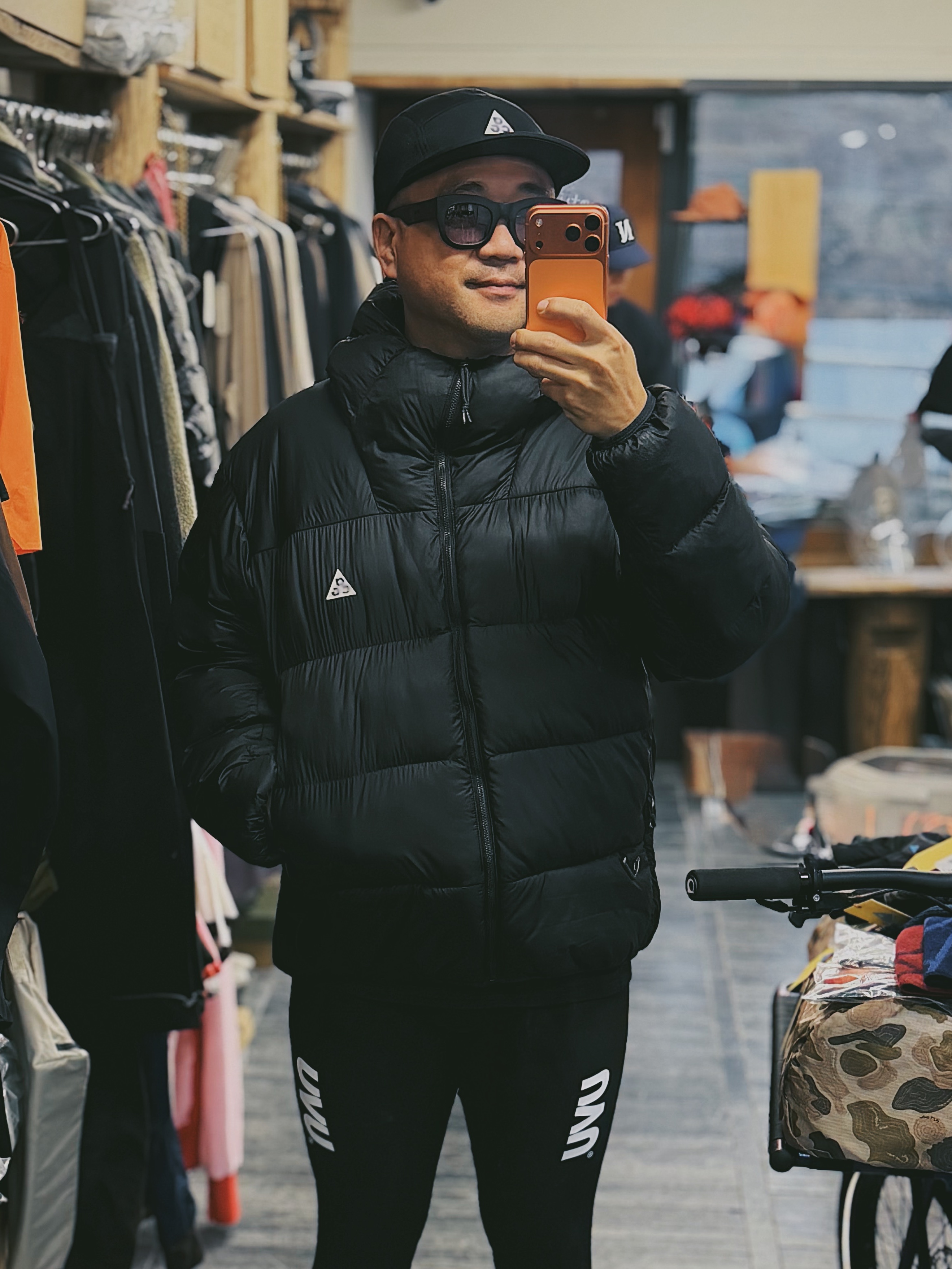UVU Full Tight Black 착용 스타일