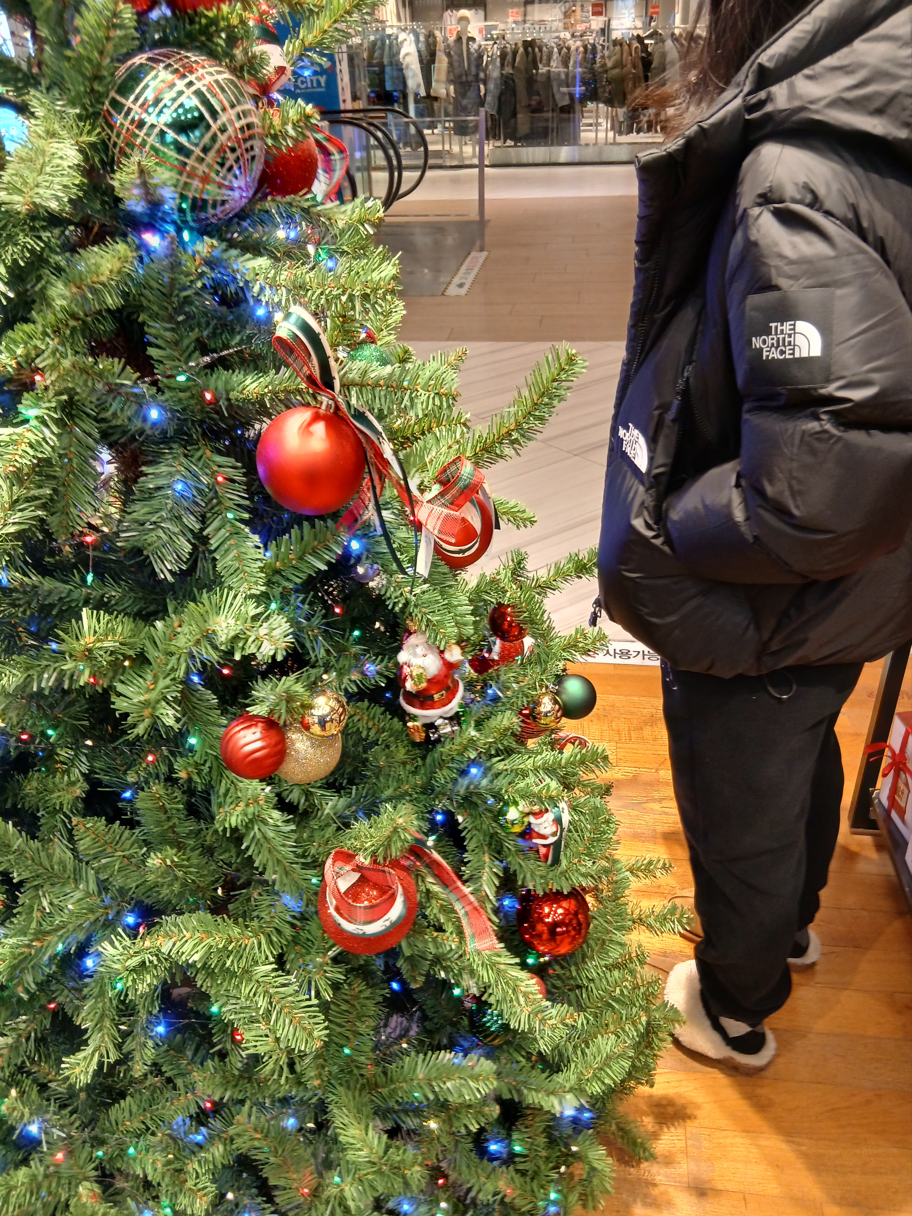 The North Face White Label Novelty Nuptse Down Vest Black, The North Face White Label Novelty Nuptse Down Vest Black 착용 스타일 - 2
