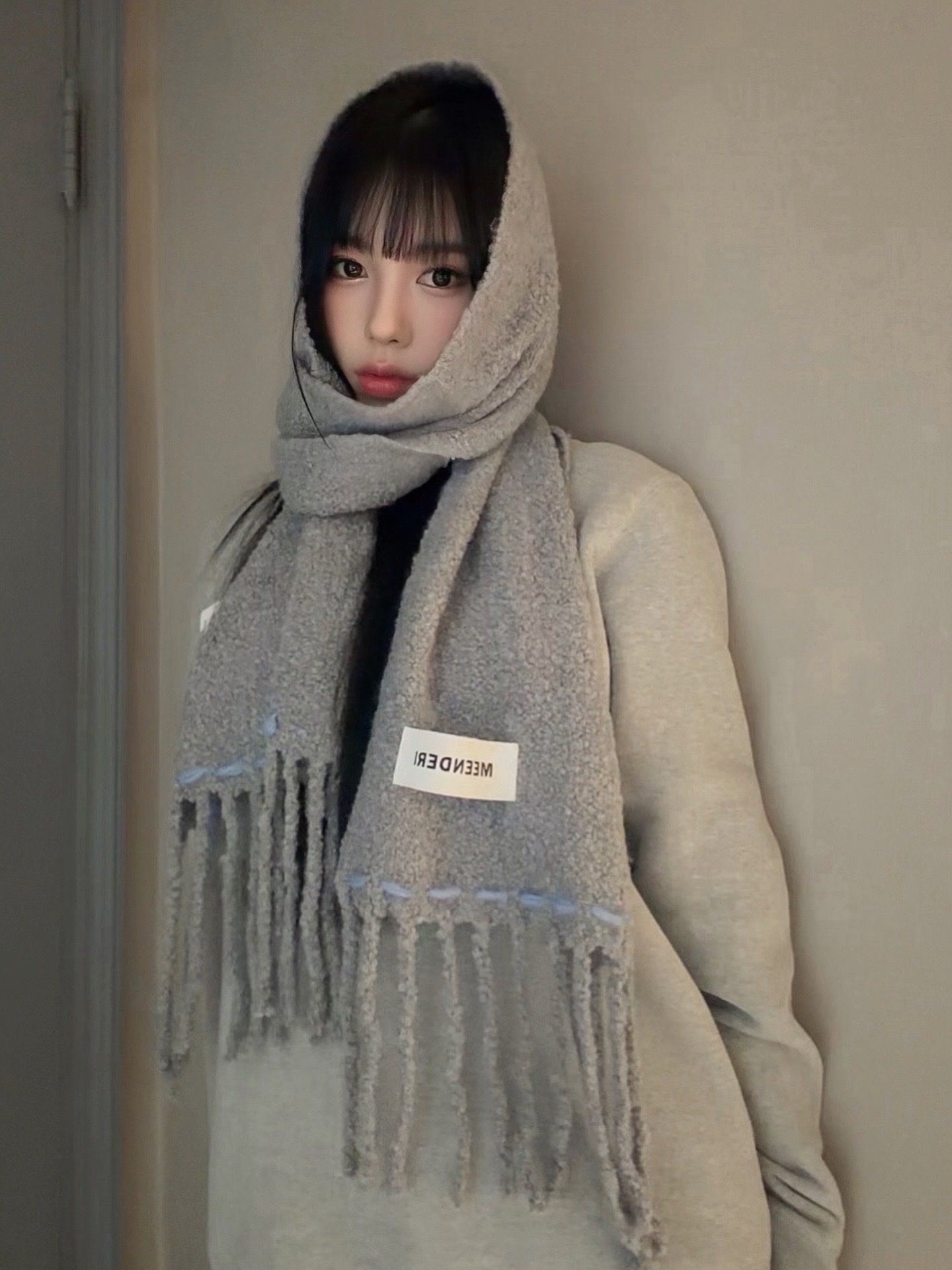 Carhartt WIP x IAB Studio Pocket Sweatshirt Grey Heather 착용 스타일 - 1