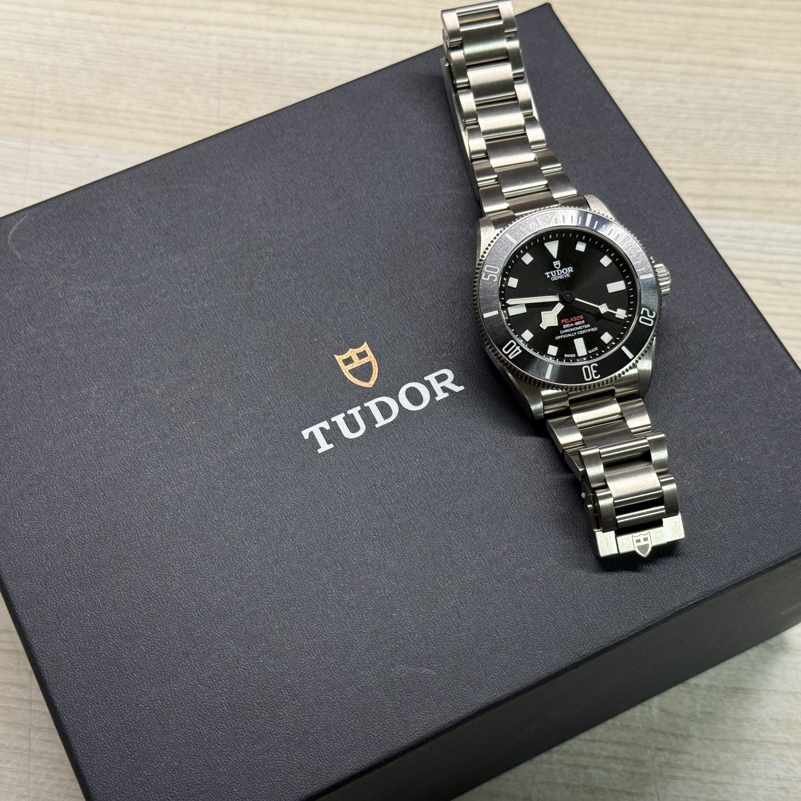 Tudor Pelagos 39 M25407 Titanium Bracelet Black 착용 스타일 - 1