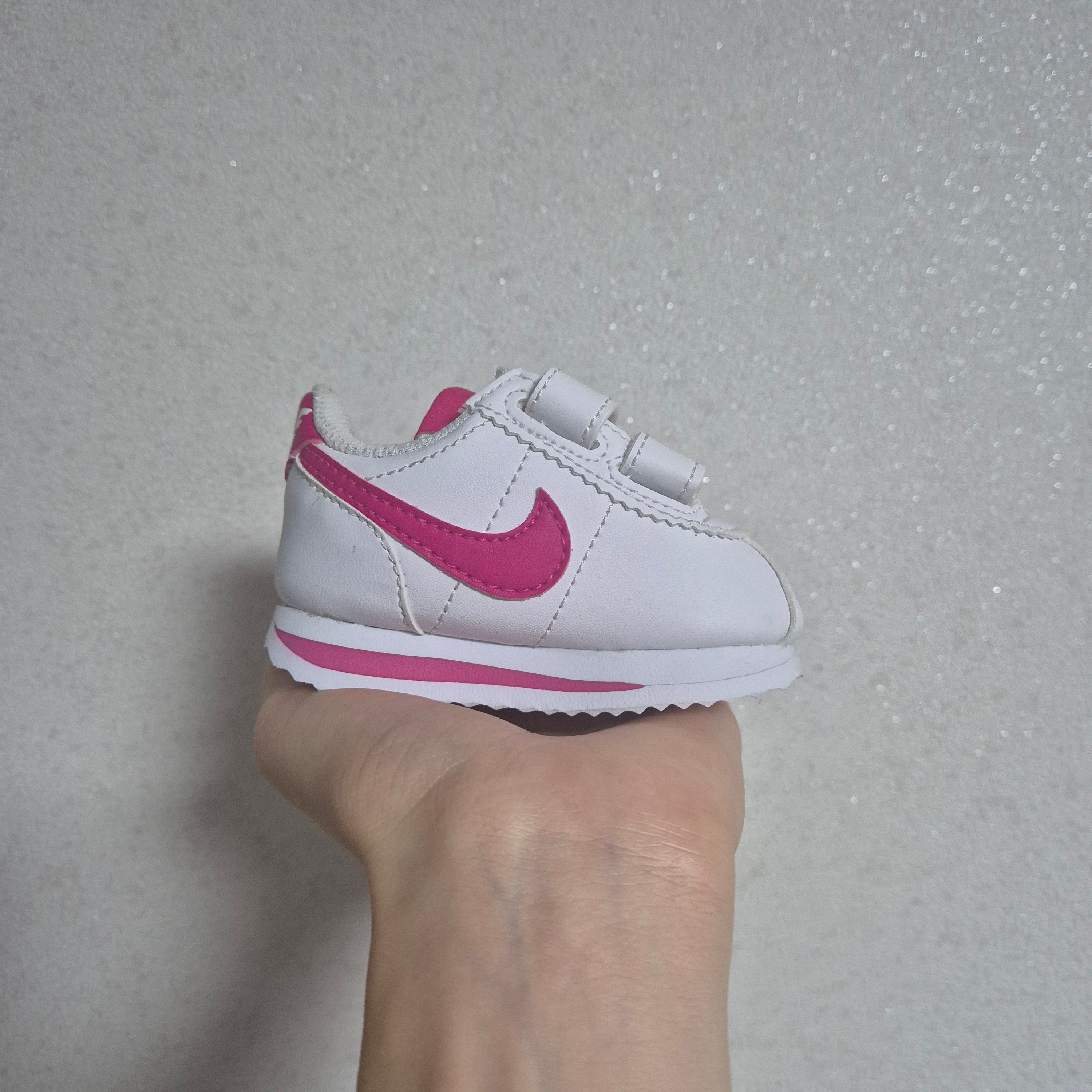 (TD) Nike Cortez Basic SL White Pink Prime 착용 스타일