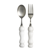 LEEJAE PLEATS CUTLERY SET WHITE