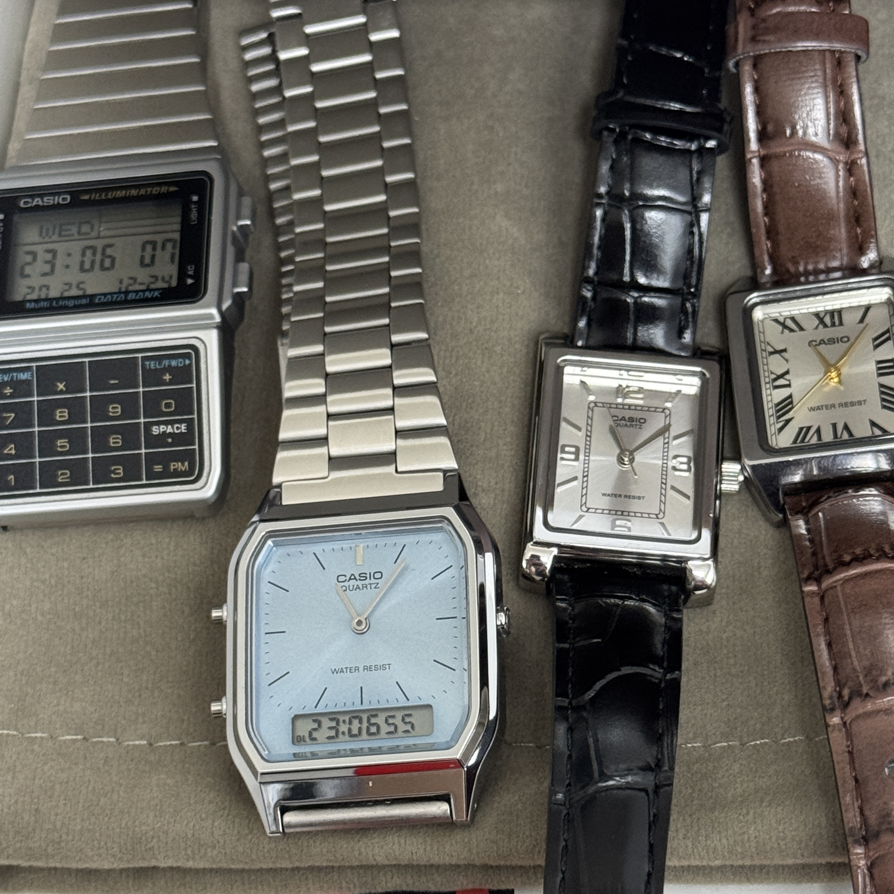 Casio AQ-230A-2A1MQY 착용 스타일