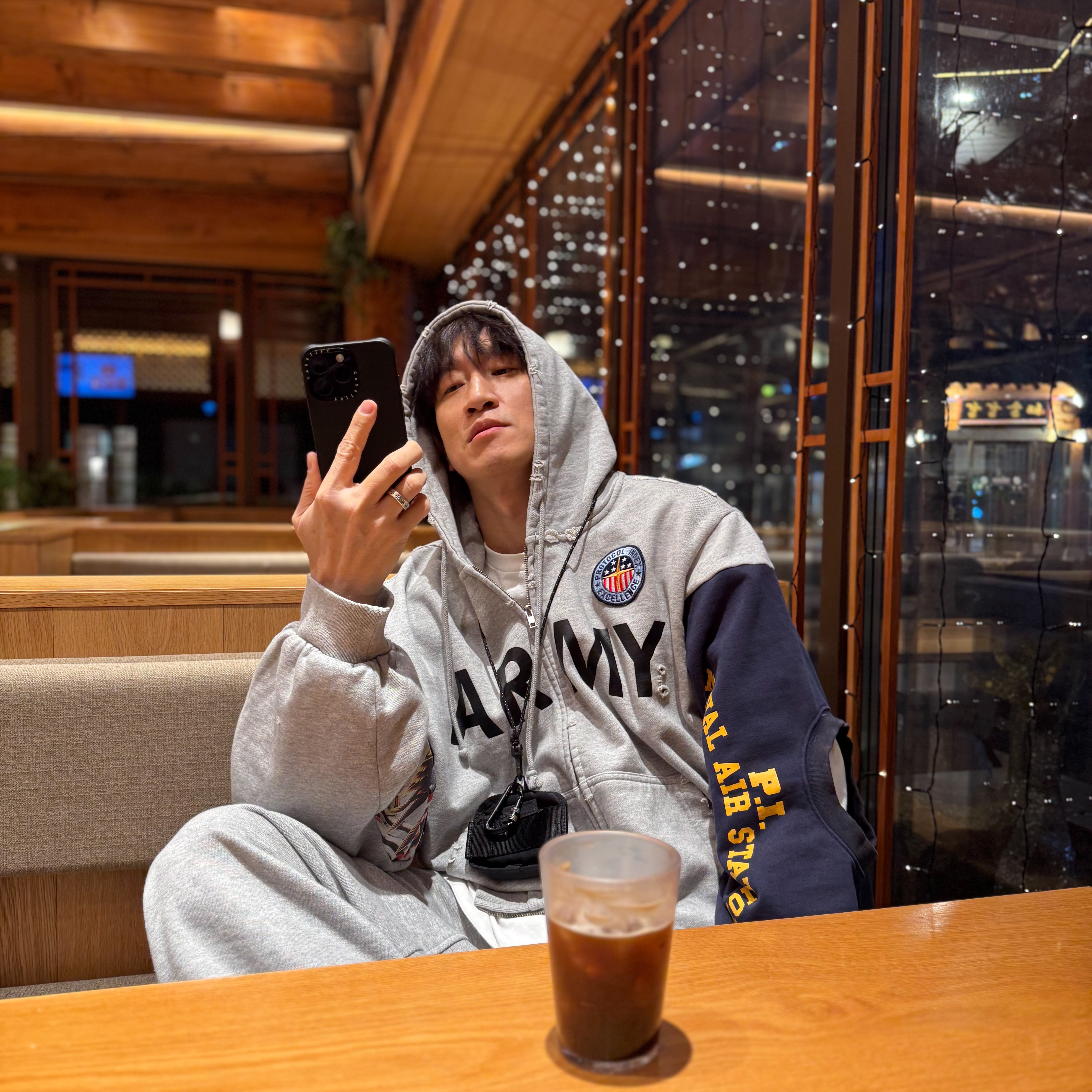 Protocol Index Reconstructed Sweatshirts Zip Hoodie Melange Grey, Nike x Peaceminusone Air Force 1 Low Para-Noise 2.0 착용 스타일 - 3