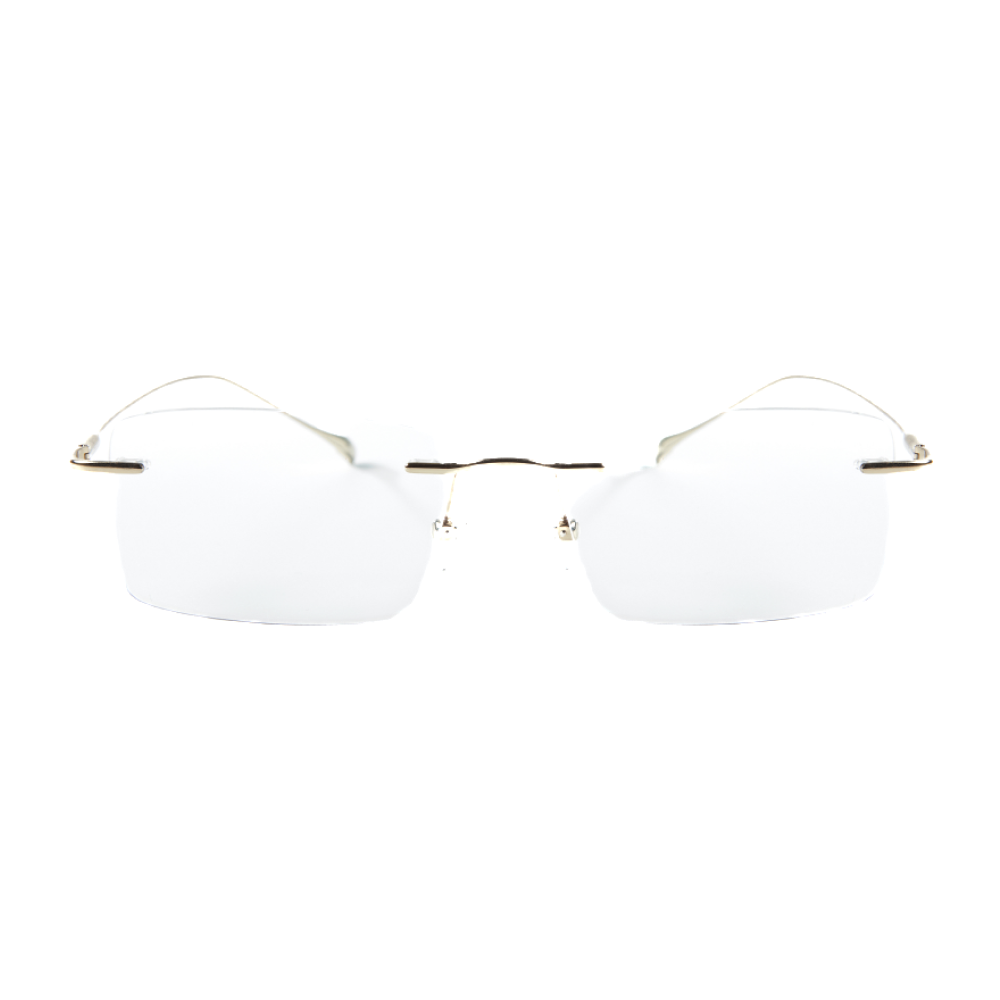 한글 티탄 스퀘어 무테 edge 골드(Hangle Titan Square Rimless Edge Gold)