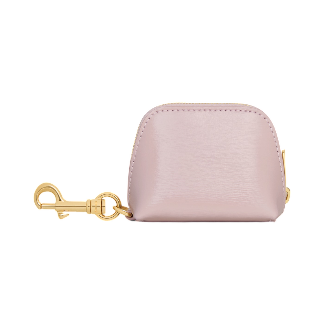 셀린느 마이크로 트리옹프 참 샤이니 카프스킨 블리치드 핑크(Celine Micro Triomphe Charm In Shiny Calfskin Bleached Pink) - 3