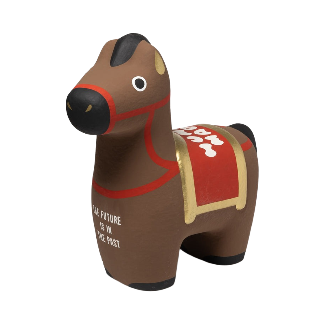 HM31GD128 Human Made Horse Hariko Brown