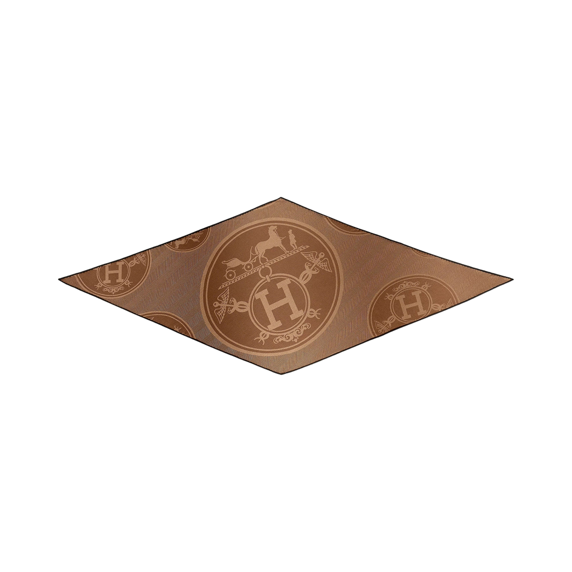 (W) 에르메스 뉴 리브리 로장지 마롱 글라세((W) Hermes New Libris Losange Marron Glace) - 1