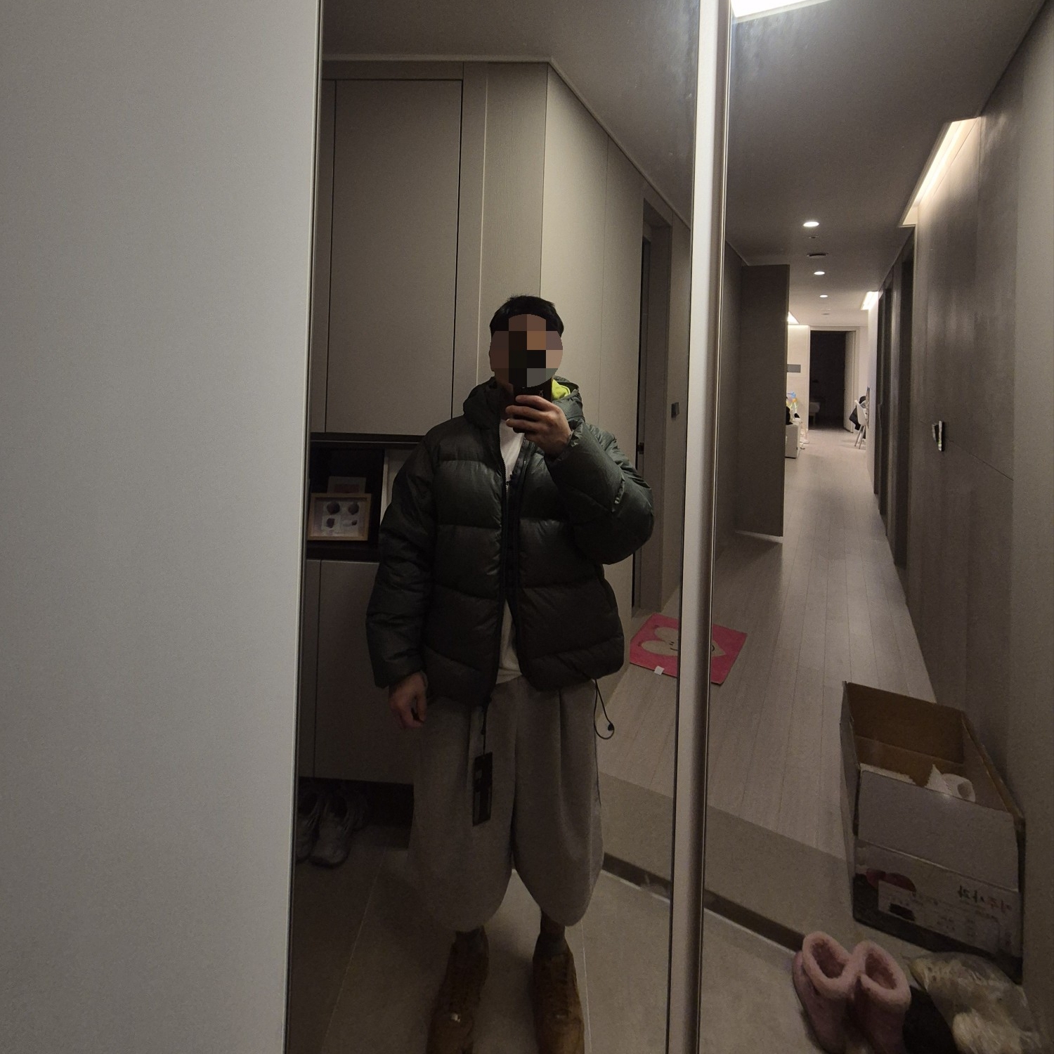Palace Pertex Quantum RS Puffa Green - 25FW 착용 스타일 - 4
