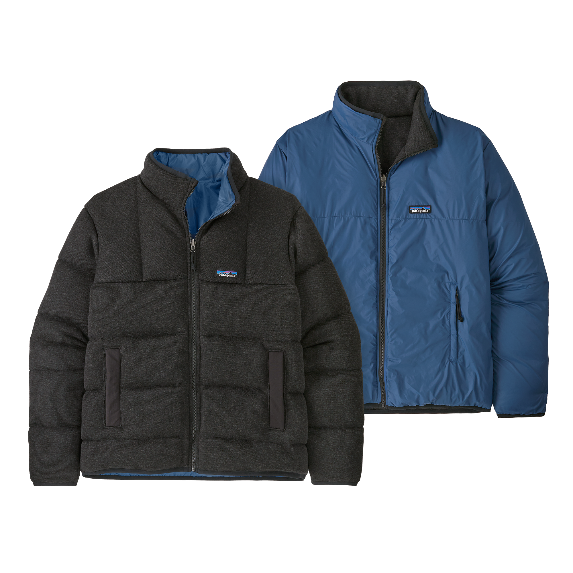26250 Patagonia Reversible Down Better Sweater Black