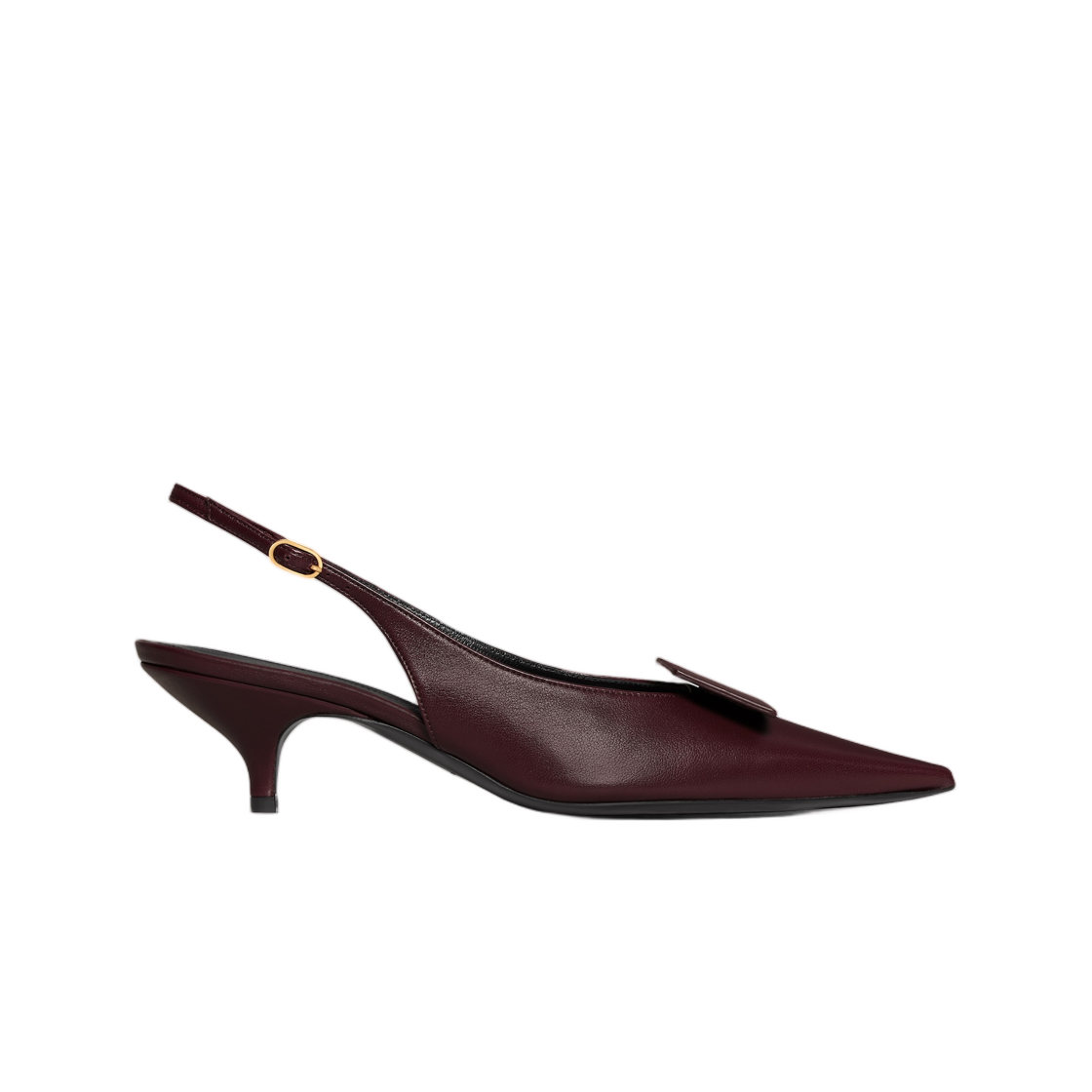 366415268D-28BD (W) Celine Signature Slingback with Label In Lambskin Burgundy