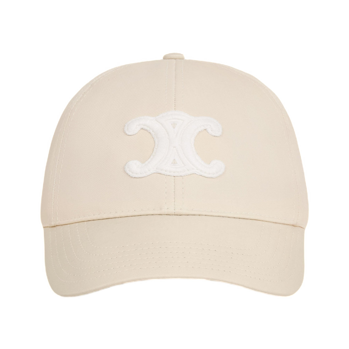 셀린느 트리옹프 베이스볼 캡 코튼 바닐라(Celine Triomphe Baseball Cap In Cotton Vanilla) - 2