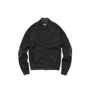 Polyteru Track Knit Zip Up Charcoal