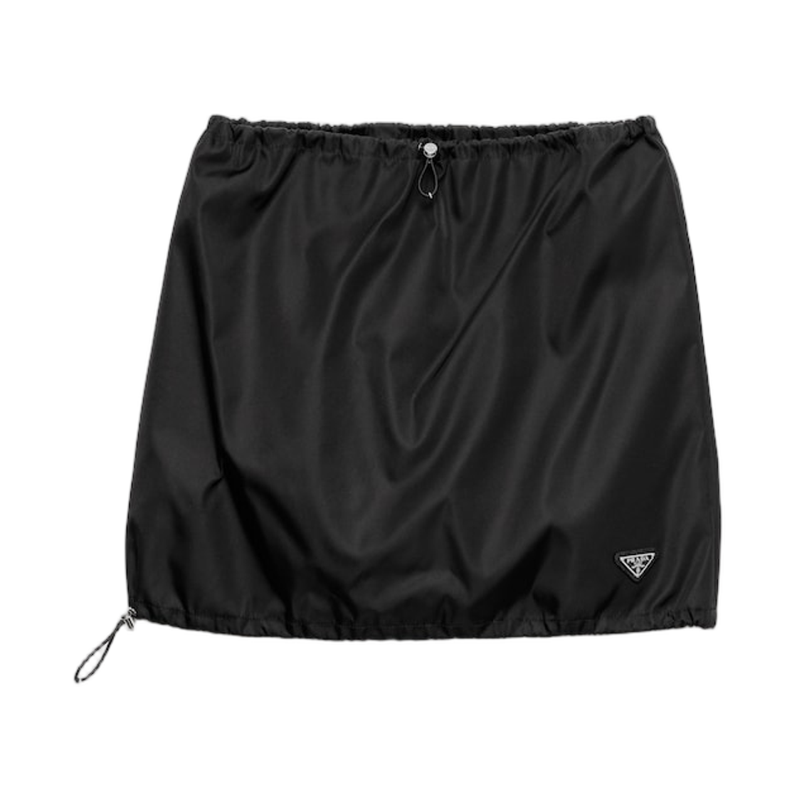 21Y004-1WQ8-F0002 (W) Prada Re-Nylon Miniskirt Black