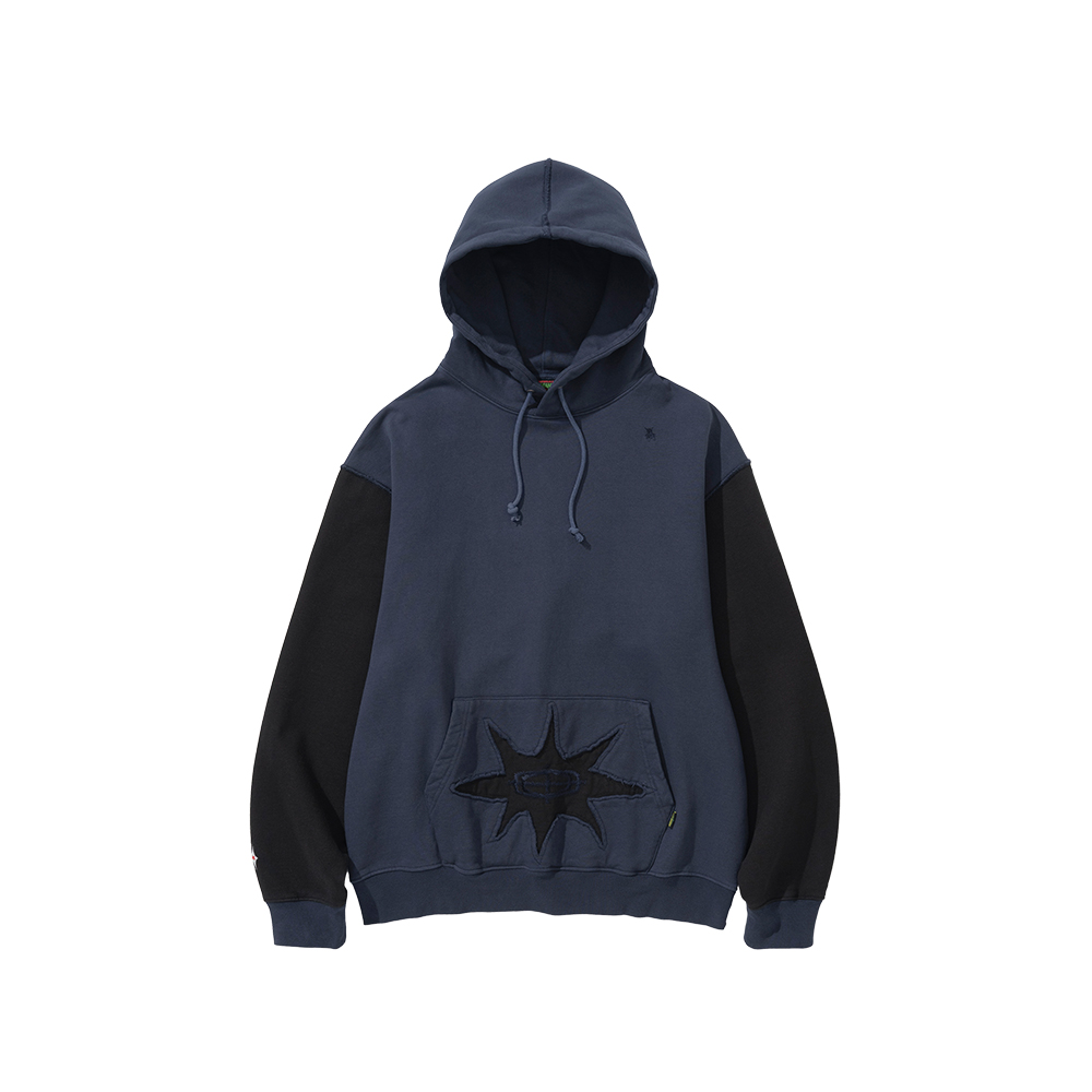 애프터매스 스타 포켓 후디 네이비(Aftermath Star Pocket Hoodie Navy) - 2