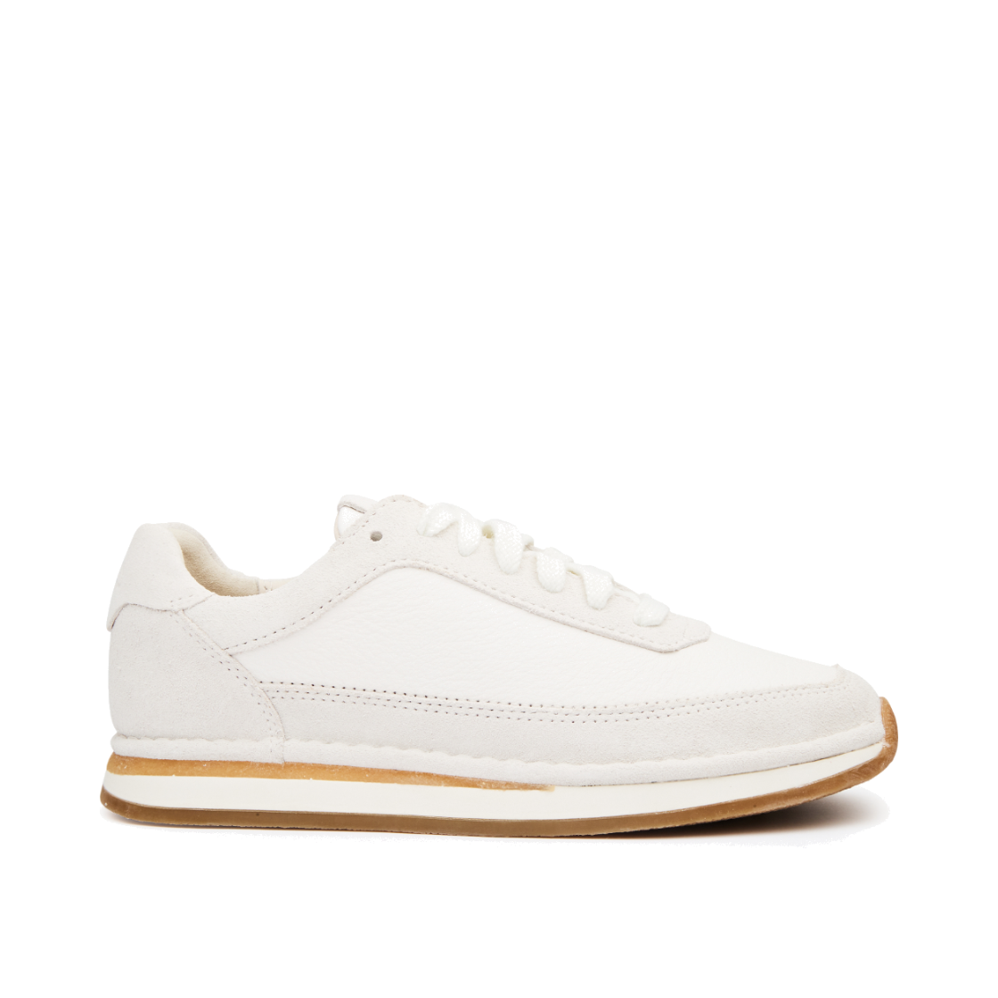 클락스 여성 가죽 캐주얼 스니커즈 화이트(Clarks Women’s Leather Casual Sneakers White)