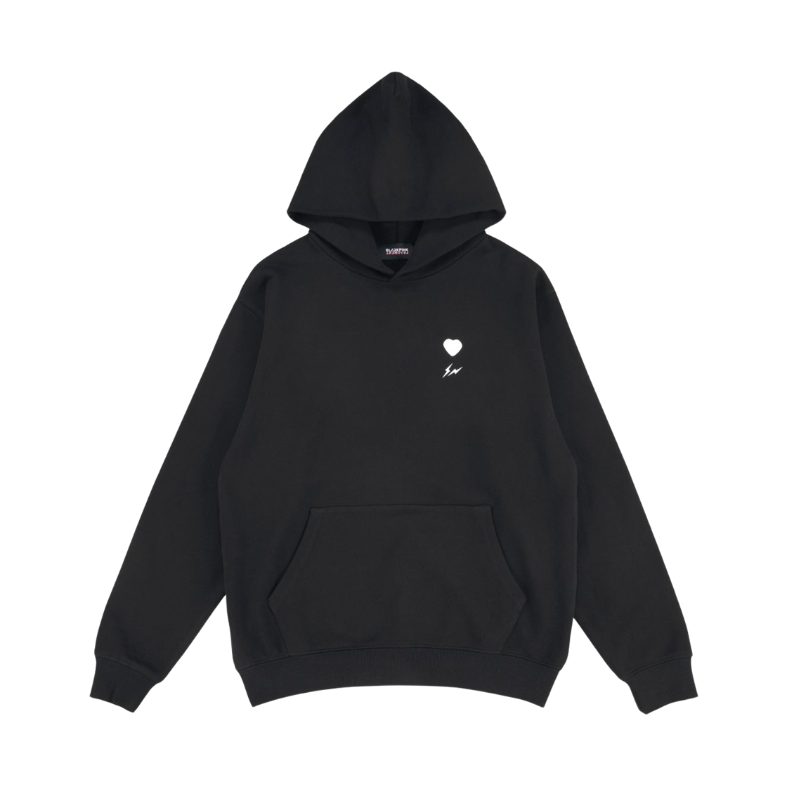 프라그먼트 x 블랙핑크 후드 프라그먼트 블랙(Fragment x Blackpink Hoodie Frgmt Black)