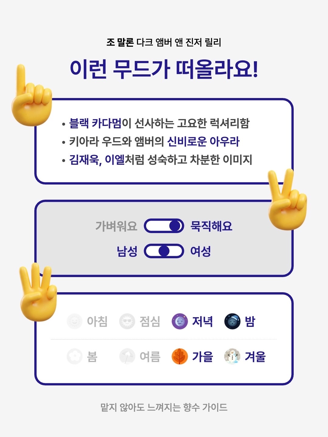 Jo Malone Dark Amber & Ginger Lily Cologne Intense 50ml, Jo Malone Dark Amber & Ginger Lily Cologne Intense 100ml 착용 스타일 - 2