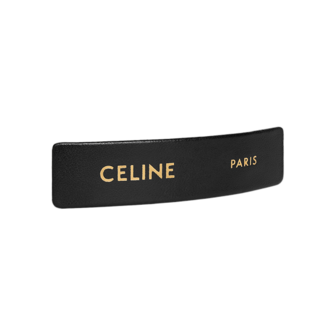 셀린느 파리 헤어 클립 램스킨 브래스 골드 피니쉬 앤 스틸 블랙 골드(Celine Paris Hair Clip In Lambskin Brass with Gold Finish and Steel Black Gold) - 2