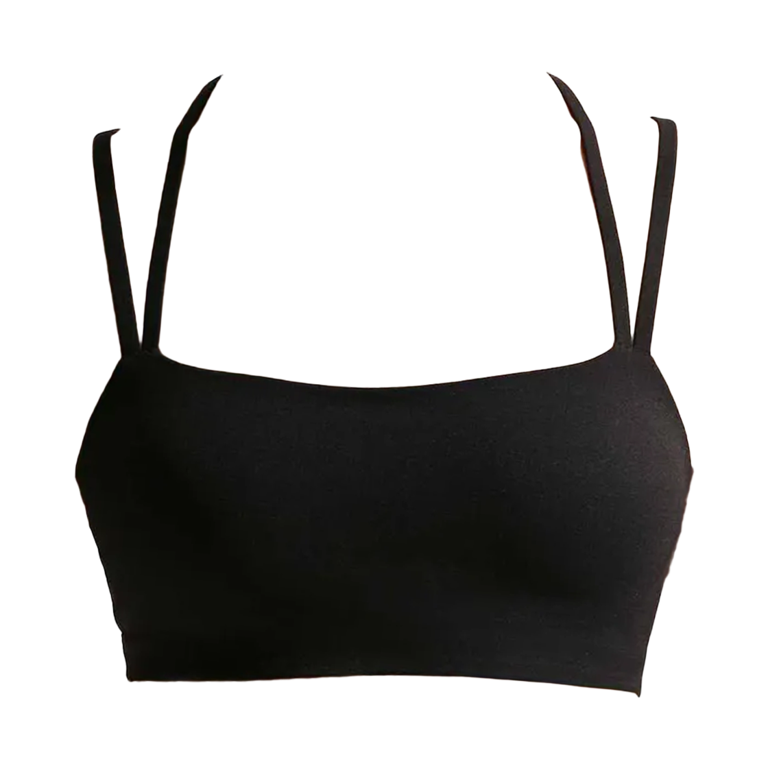 IB9848-010 (W) Nike Zenvy Strappy Light Support Padded Sports Bra Black Cool Grey - Asia