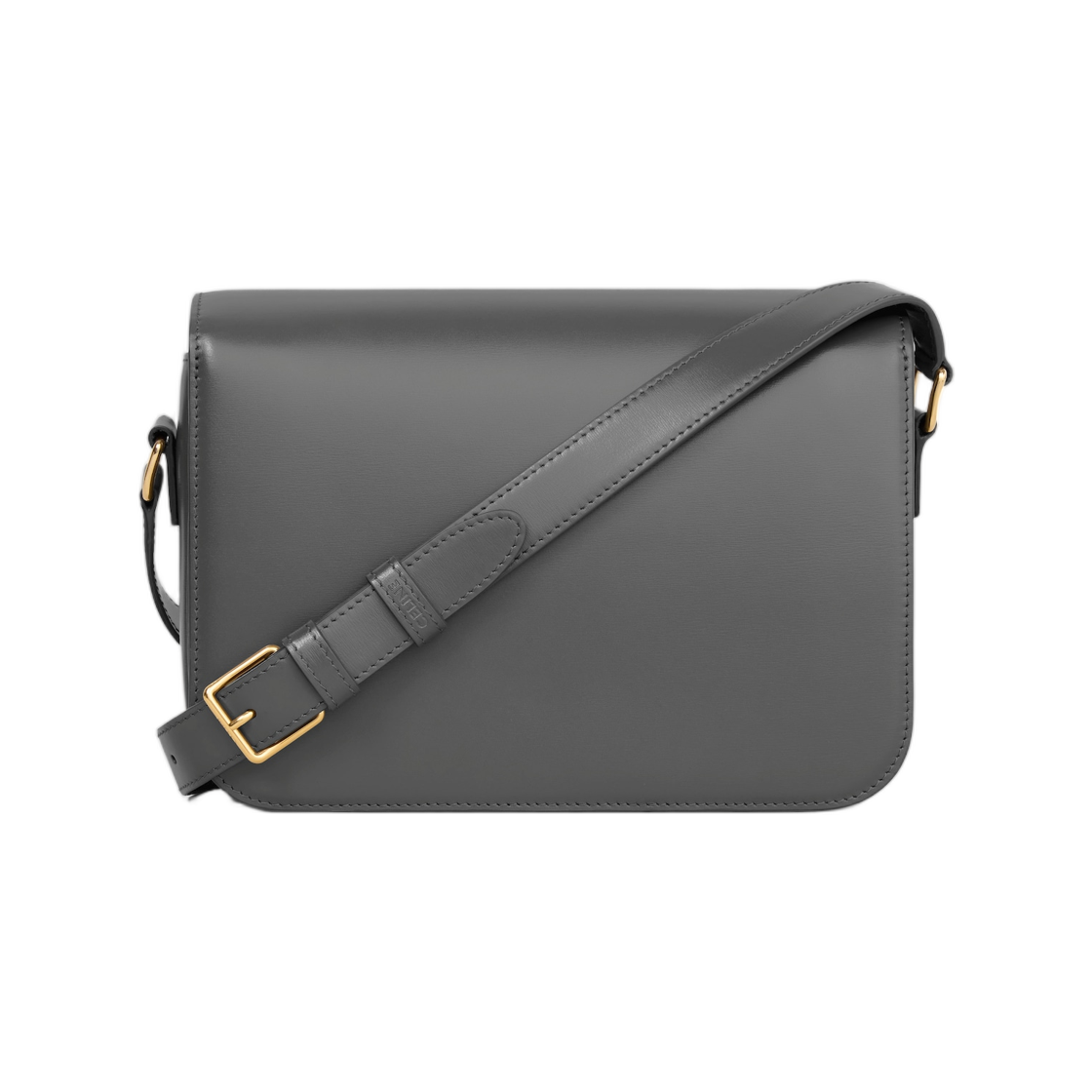 셀린느 클래식 트리옹프 백 샤이니 카프스킨 앤트러사이트(Celine Classique Triomphe Bag In Shiny Calfskin Anthracite) - 3