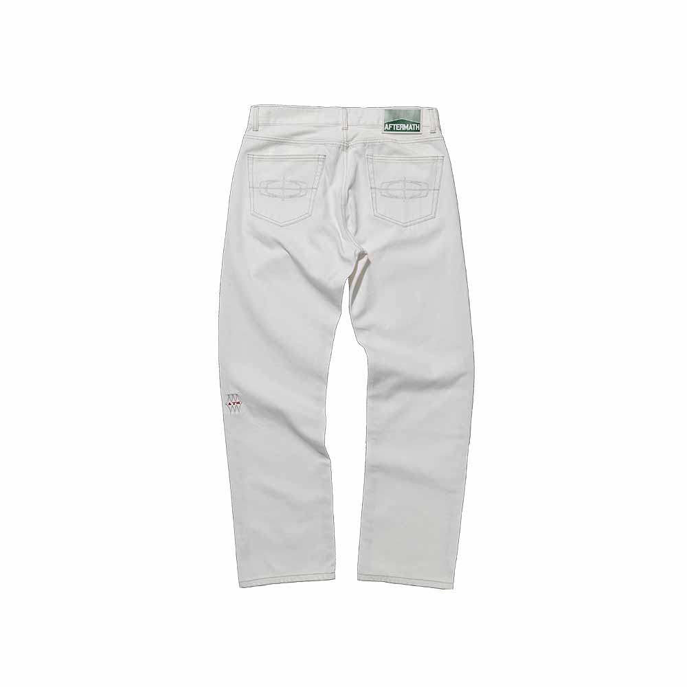 애프터매스 피그 다이드 데님 진 화이트(Aftermath Pig Dyed Denim Jeans White) - 2