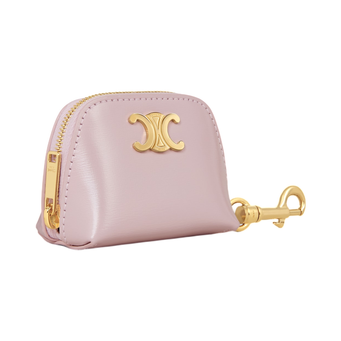 셀린느 마이크로 트리옹프 참 샤이니 카프스킨 블리치드 핑크(Celine Micro Triomphe Charm In Shiny Calfskin Bleached Pink) - 2
