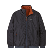 Patagonia Reversible Shelled Microdini Fleece Jacket Smolder Blue