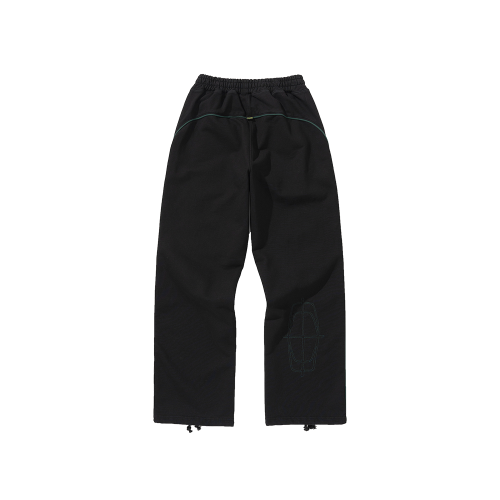 애프터매스 스트링 스웻 팬츠 블랙(Aftermath String Sweat Pants Black) - 3