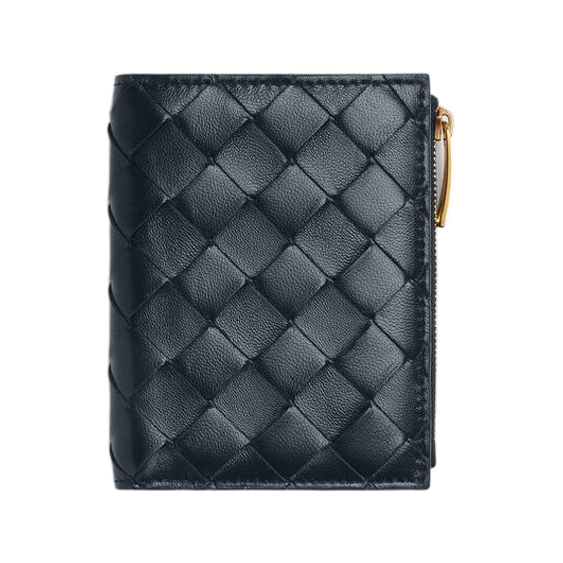 742330VCPP38837 Bottega Veneta Small Intrecciato Bi-Fold Zip Wallet Space