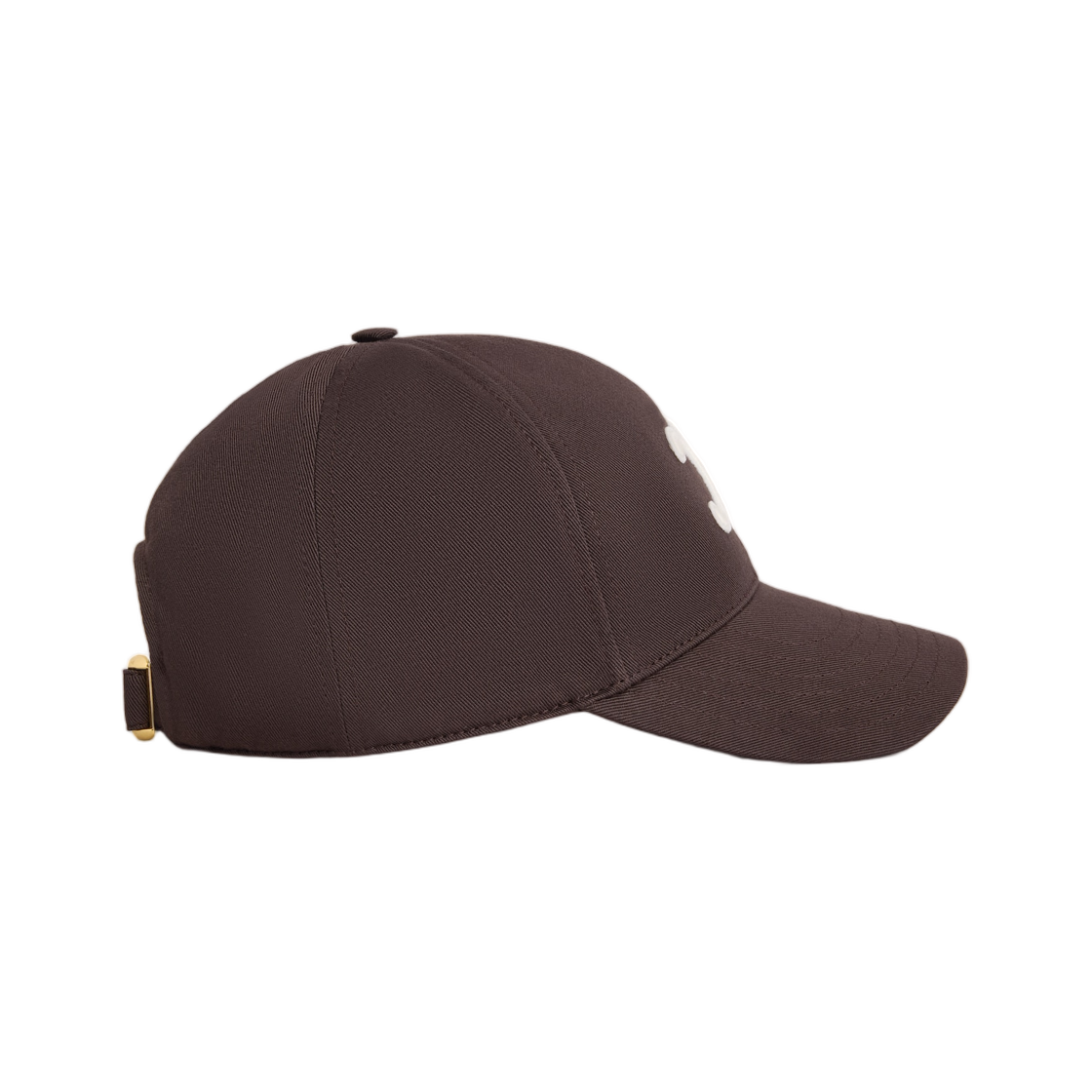 셀린느 트리옹프 베이스볼 캡 코튼 개버딘 마카사르(Celine Triomphe Baseball Cap In Cotton Gabardine Macassar) - 3