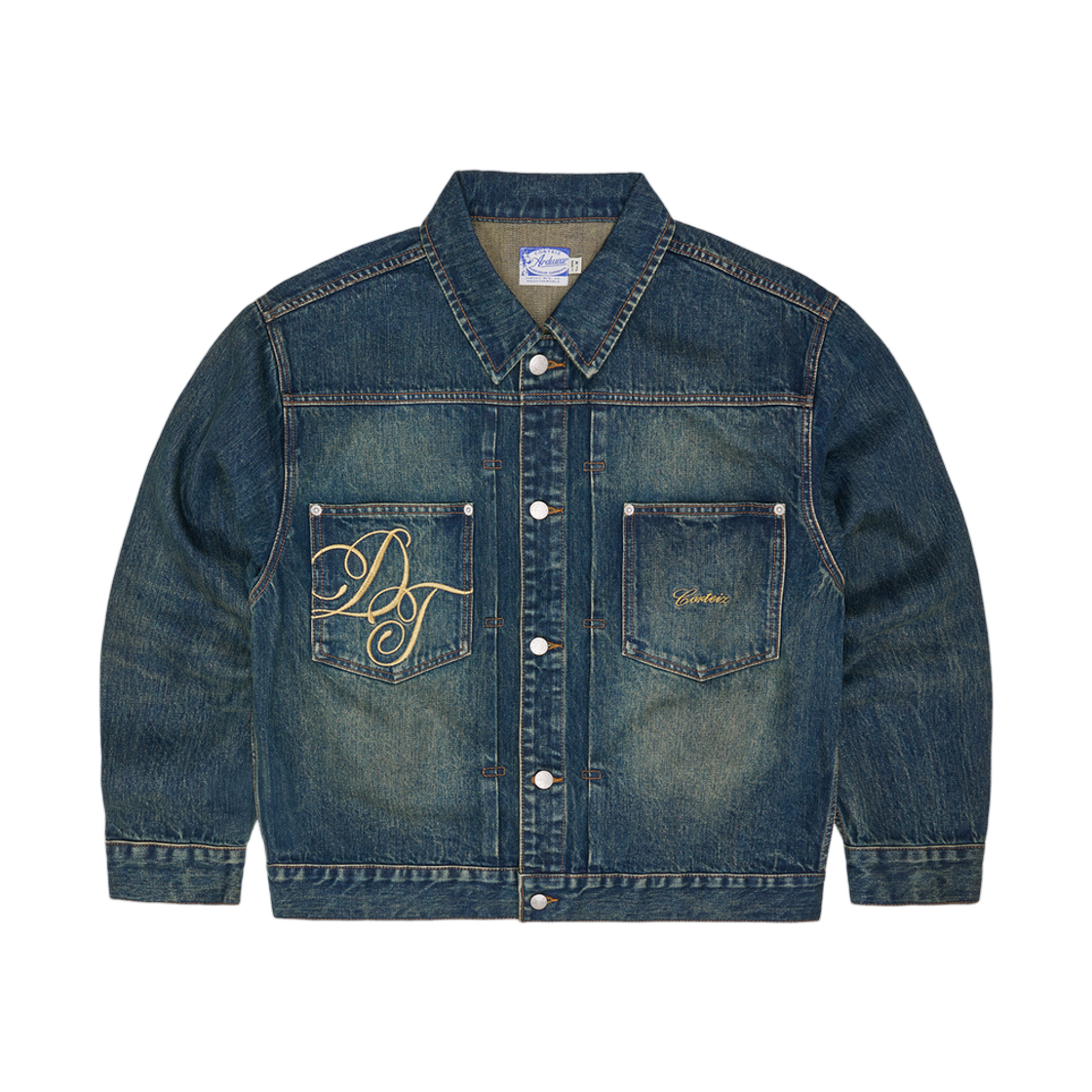 데님 티어스 x 코르테이즈 디티 럭스 데님 자켓(Denim Tears x Corteiz DT Luxe Denim Jacket)