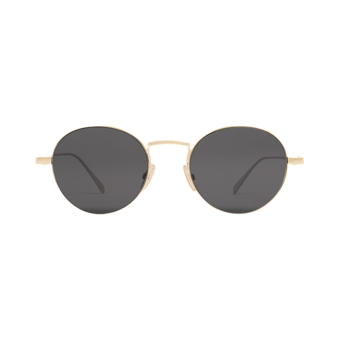 4S346CMLB-35LS/CL40346U-32A Celine Metal Frame 28 Sunglasses In Metal Light Gold Smoke