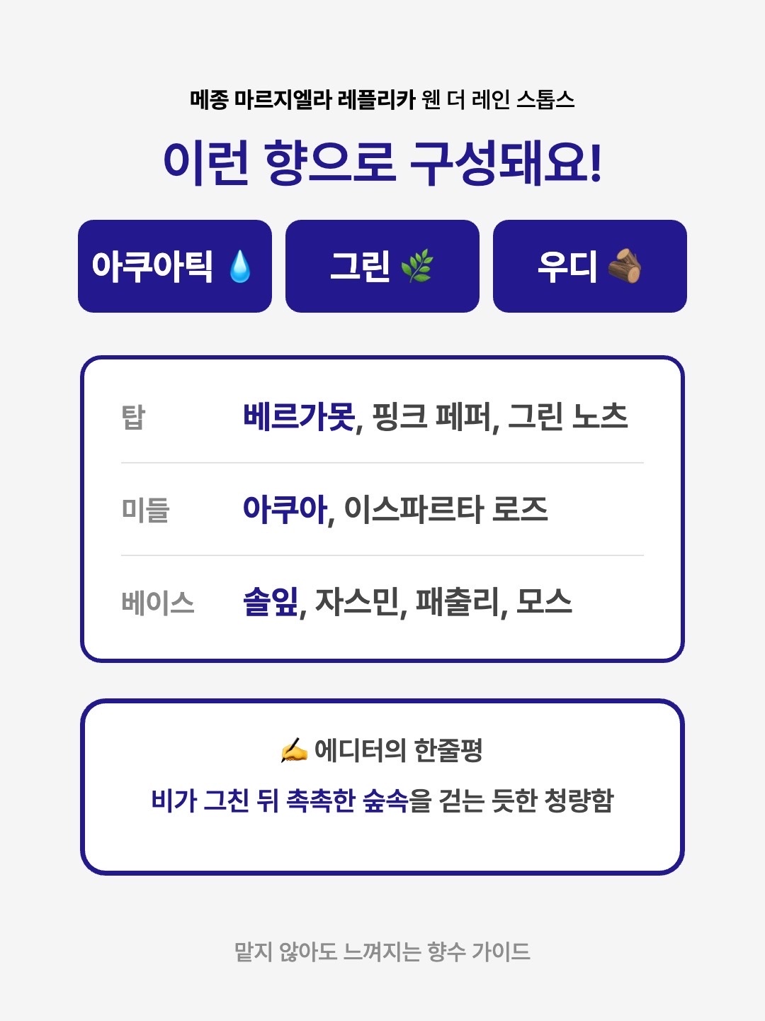 Maison Margiela Replica When the Rain Stops Eau De Toilette 100ml, Maison Margiela Replica When the Rain Stops Eau De Toilette 30ml 착용 스타일 - 3