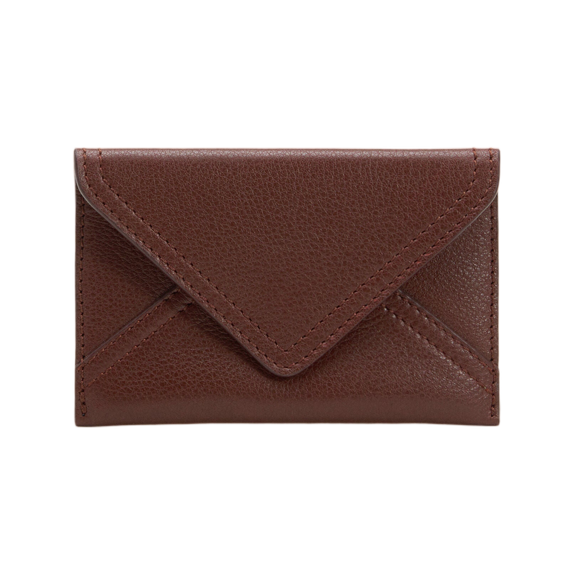 아미 버건디 스무스 레더 에티엔 엔벨로프 카드 홀더 체리(AMI Burgundy Smooth Leather Etienne Envelope Card Holder Cherry)